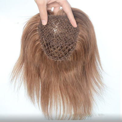European Virgin Human Hair Fishnet Wedding Hair Pieces Toupee Hair Toppers Clip in Supply