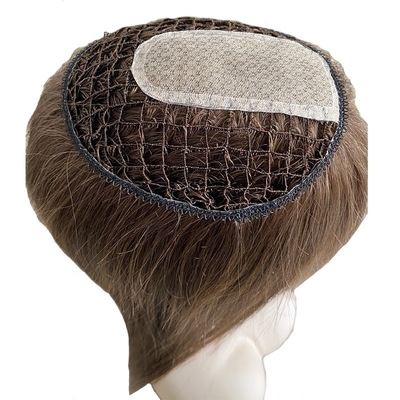 European Hair Pieces for Women Integration Natural Black/Dark Brown/Mocca Brown Hair