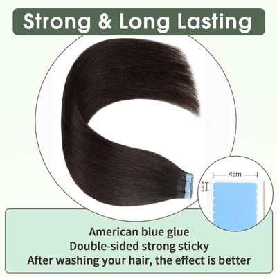 100% Remy Raw Human Hair Tape-In Hair Extension from with 60% Longest Hair Ratio