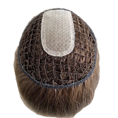 European Hair Pieces for Women Integration Natural Black/Dark Brown/Mocca Brown Hair