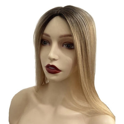 European Hair Pieces for Women Integration Natural Black/Dark Brown/Mocca Brown Hair