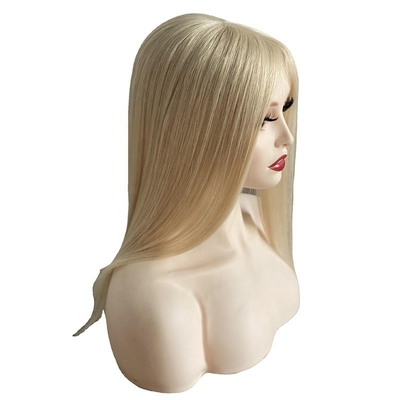 European Hair Pieces for Women Integration Natural Black/Dark Brown/Mocca Brown Hair