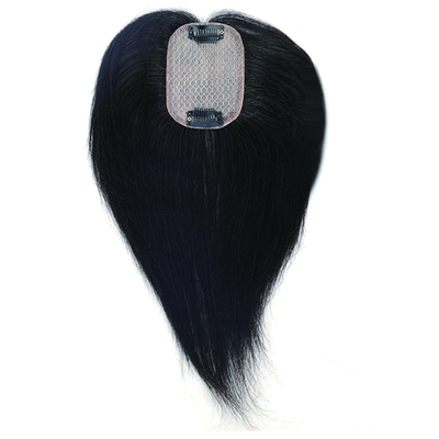 Virgin Hair European 3x5 Silk Top Base 130 Density Straight Human Hair Topper for Women