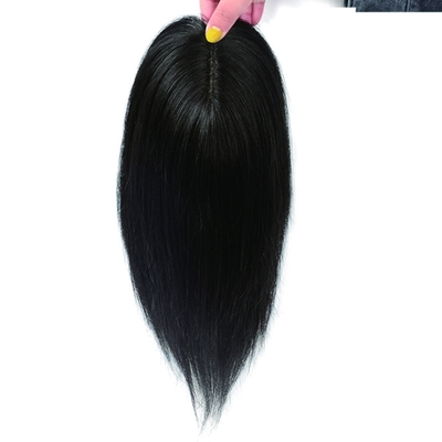 Virgin Hair European 3x5 Silk Top Base 130 Density Straight Human Hair Topper for Women