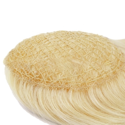130% Toupee Density European Hair 613 Blonde Light Density Long Bondable Toppers for Women