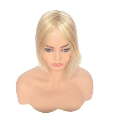 130% Toupee Density European Hair 613 Blonde Light Density Long Bondable Toppers for Women