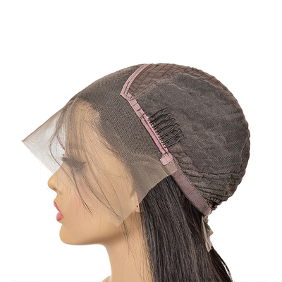 Full Cuticle Aligned Raw Virgin Human Hair Lace Front Wig with 180% Density 250g-450g
