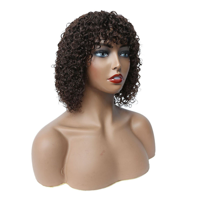 Swiss Lace Base Short Pixie Cut Wigs for Black Women Raw Brazilian Virgin Afro Curly