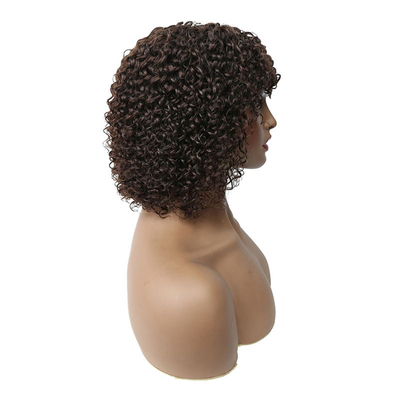 Swiss Lace Base Short Pixie Cut Wigs for Black Women Raw Brazilian Virgin Afro Curly