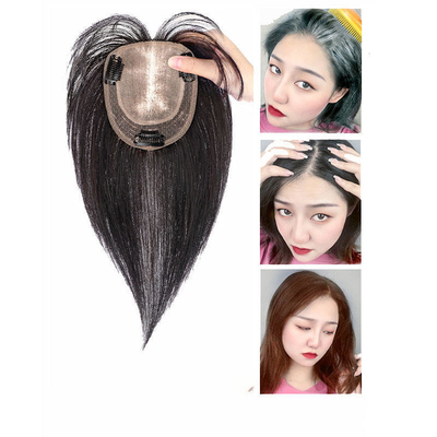 Remy Hair HD Lace Closure Frontal Toupee Silk Base Straight Toupee Hair Toppers Pieces For Women Human Hair Wigs