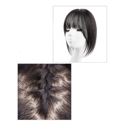 Remy Hair HD Lace Closure Frontal Toupee Silk Base Straight Toupee Hair Toppers Pieces For Women Human Hair Wigs