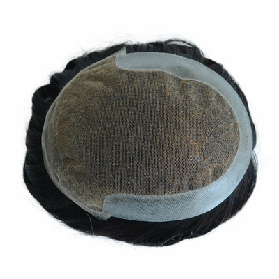 Full Hand Made Human Hair Toupee for Men Processing Technic