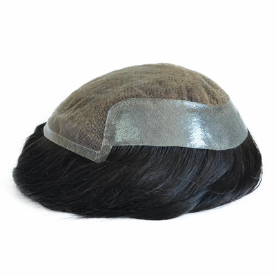 Full Hand Made Human Hair Toupee for Men Processing Technic