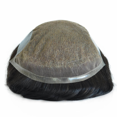 Full Hand Made Human Hair Toupee for Men Processing Technic