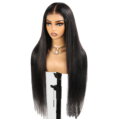 Perruque Gluleless HD Transparent Lace Frontal Bone Straight Vietnamese Raw Virgin Human Hair Wigs Topper