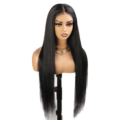 Perruque Gluleless HD Transparent Lace Frontal Bone Straight Vietnamese Raw Virgin Human Hair Wigs Topper