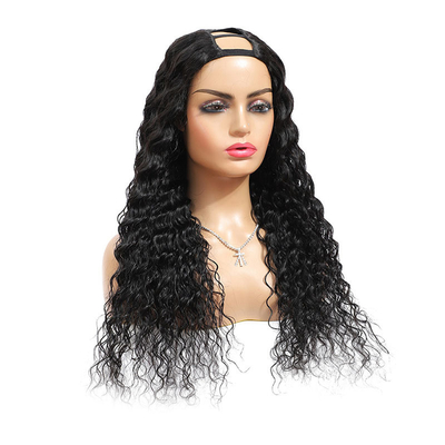 U Part Brazilian Virgin Machine Made Wig Vendor Soft and Shiny No Tangle Average Size