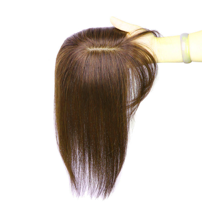 90% Density Straight Toupee Clip In Natural Human Hair Topper Wigs for Women