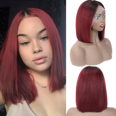12a Double Drawn Short Bob Human Hair Wig Virgin Hair Yes Advantage Soft Shiny No Shedding No Tangle