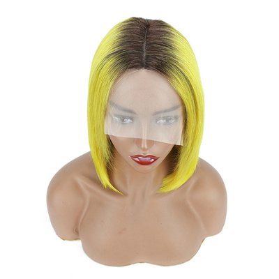 Raw Virgin Transparent HD Lace Frontal Human Hair Wig 100% Bob Wig Remy Hair 250g-450g