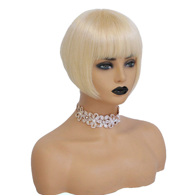 Lace Front Wigs 613 Blond Color Peruvian Short Bob Human Hair Wigs for Black Women
