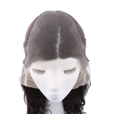13*6 Lace Frontal Brazilian Remy Hair Pre Plucked Full Hand Made Curly Silky Wave Wig
