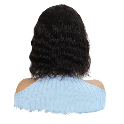 100% Human Hair Brazilian Lace Front Wig for Black Women Bob Style Short Wig