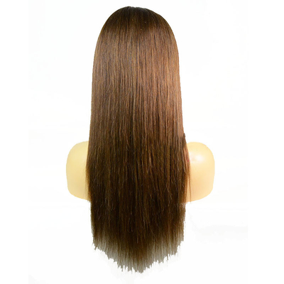 16-24inch 613 Blonde Hand Tied PU Silicon Medical Wigs for White Women 100% Human Hair