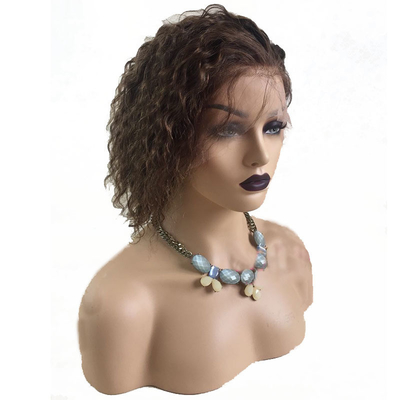 Curly Human Hair Wig 100% Brazilian HD Full Swiss Lace Silk Top Injected All Hand Made
