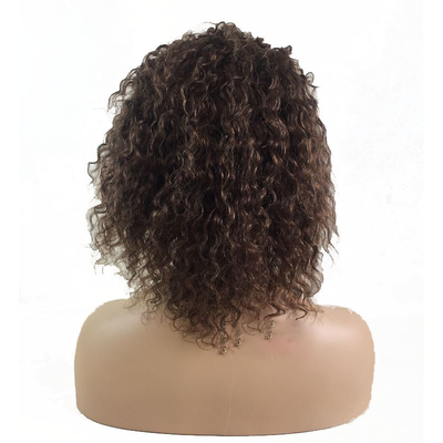 Curly Human Hair Wig 100% Brazilian HD Full Swiss Lace Silk Top Injected All Hand Made