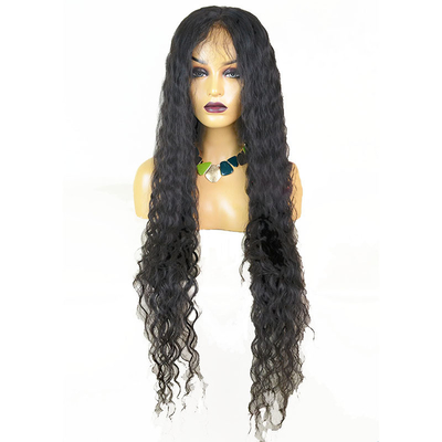 360 Swiss Lace Front Hand Tied Wig Vendors with Natural Curly Raw Brazilian Hair