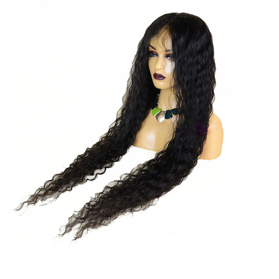 360 Swiss Lace Front Hand Tied Wig Vendors with Natural Curly Raw Brazilian Hair
