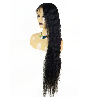 360 Swiss Lace Front Hand Tied Wig Vendors with Natural Curly Raw Brazilian Hair