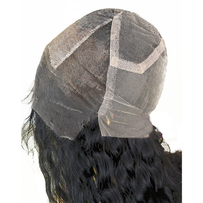 360 Swiss Lace Front Hand Tied Wig Vendors with Natural Curly Raw Brazilian Hair