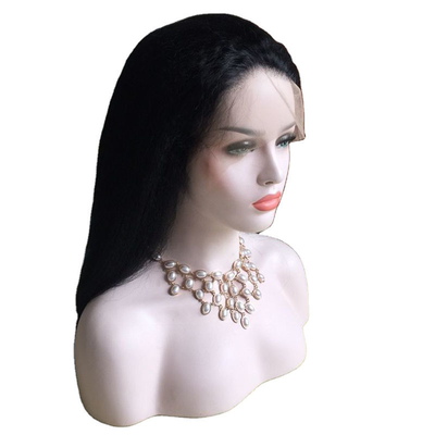 100% Unprocessed Human Virgin Remy Hair High Density Full Hand Tied Wig for White Women