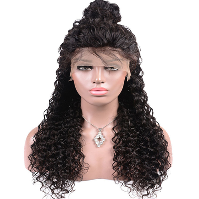 Water Wave Full Lace Human Hair Wigs for Black Women Long Length HD 360 Lace Frontal