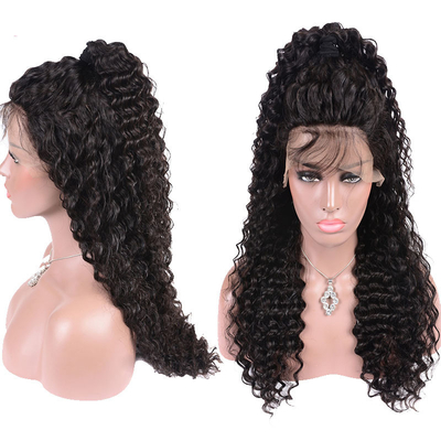 Raw Indian Hair HD Lace Frontal Wigs 360 Lace Wigs for Black Women 10A 12A Curly