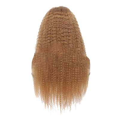 Real Human Hair Jerry Curly Half Wig With Headband for Afro Girls Hairstyle 10-30inch