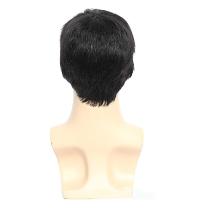 360 Natural Pre Pluck Short Closure Men's Wig Soft and Shiny Full Cuticle Advantage