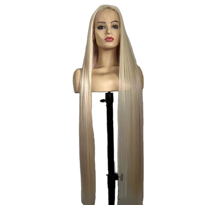 European Hair 40inch Pre Plucked Cuticle Aligned Lace Frontal Human Hair Wigs