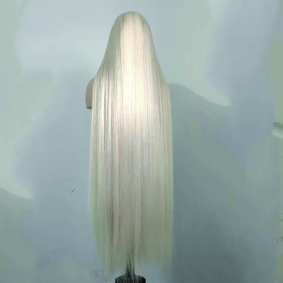 European Hair 40inch Pre Plucked Cuticle Aligned Lace Frontal Human Hair Wigs