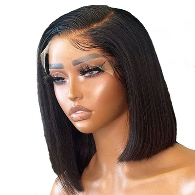 14 Inch Full Hd Lace Front Human Hair Glueless Wigs 360 Full Lace Frontal Wig Human Hair
