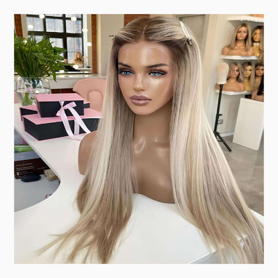 Upgrade Your Look with Lace Top European Human Hair Jewish Women Wig Kosher Wigs
