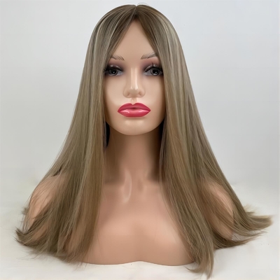Upgrade Your Look with Lace Top European Human Hair Jewish Women Wig Kosher Wigs