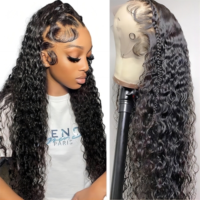 360 Full 13x6 Hd Lace Front Virgin Hair Wigs 100% Raw Natural Human Hair With Frontal