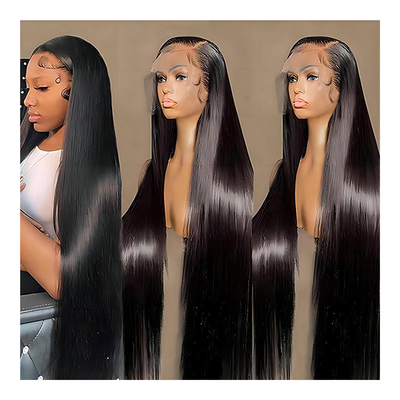 Full Hd Lace Front Human Hair Frontal Wigs Pre Plucked With Swiss Lace Base Material