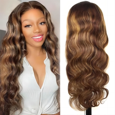 Full Hd Lace Front Human Hair Frontal Wigs Pre Plucked With Swiss Lace Base Material