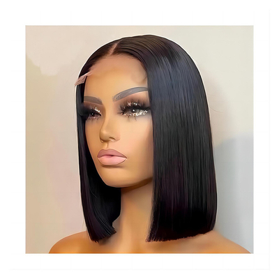 Brazilian Hair Short Bob Transparent Bob Wigs Hd Lace Front Human Hair Wigs 8-14 Inch