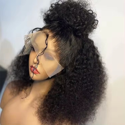 Vietnamese Super Double Drawn Human Raw Hair Hd Lace Wig with Customizable Hair Color