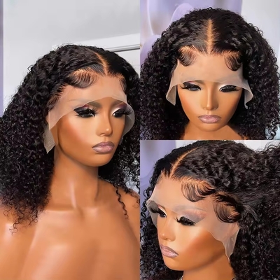 Vietnamese Super Double Drawn Human Raw Hair Hd Lace Wig with Customizable Hair Color